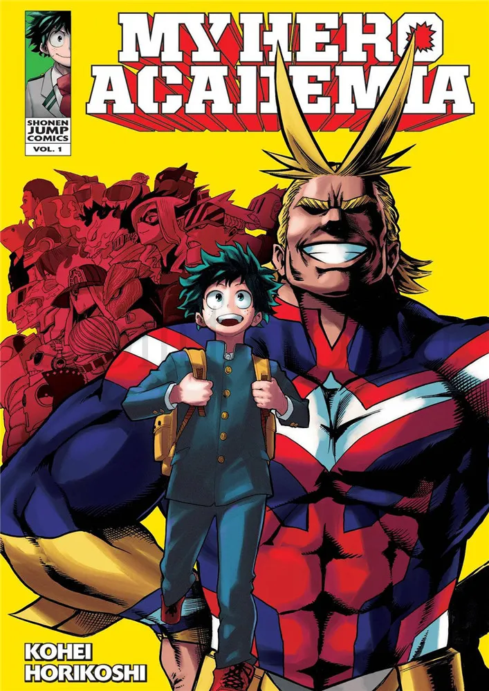 My Hero Academia постеры японские Мультяшные настенные Стикеры белая бумага с покрытием