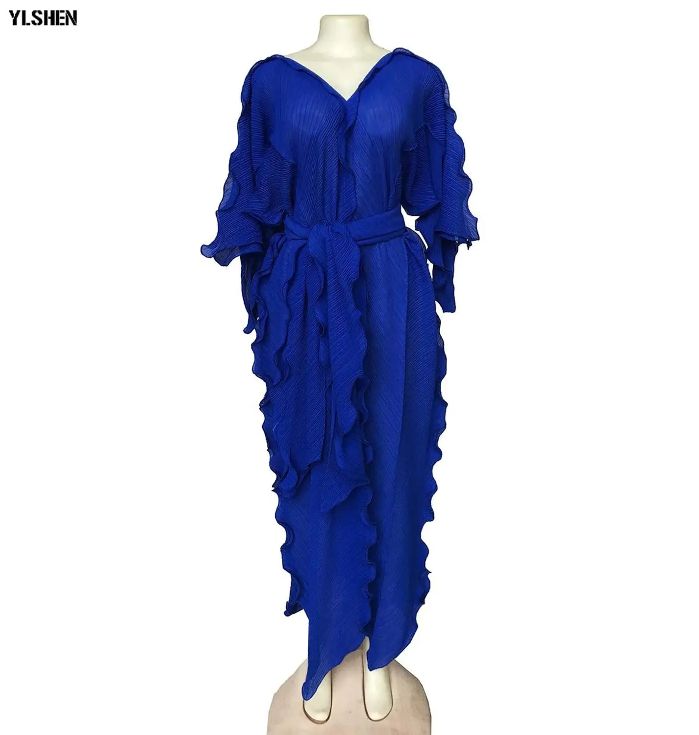 Размера плюс длинные африканские платья для женщин Дашики модная Свободная юбка