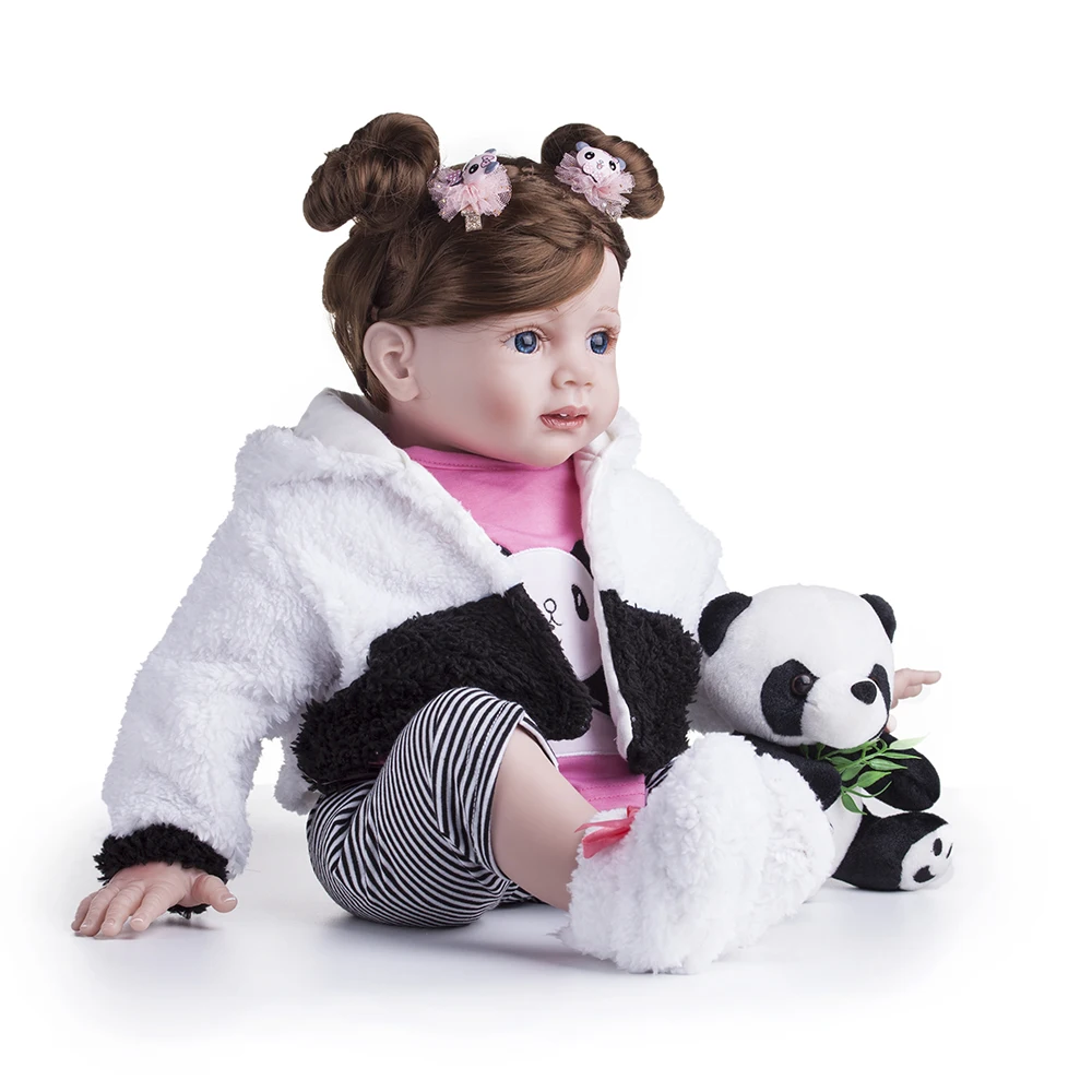 60 см силиконовые виниловые игрушки Reborn Baby Doll для девочек принцесса малыш живые