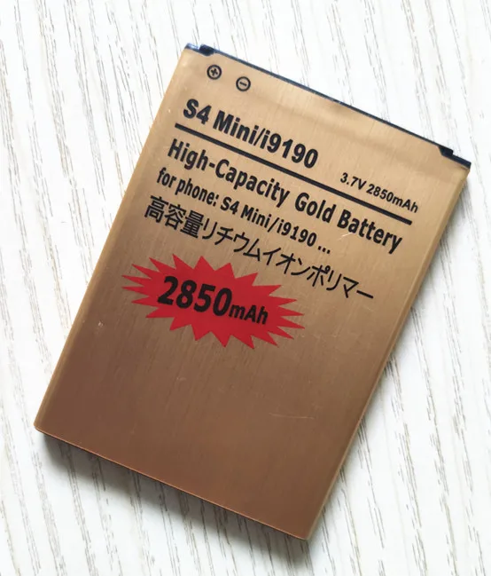 Фотобатарея B TAIHENG GOLD I9190 для GALAXY S4 Mini I9192 I9195 I9198 S4Mini B500BE 1900 мАч|Аккумуляторы
