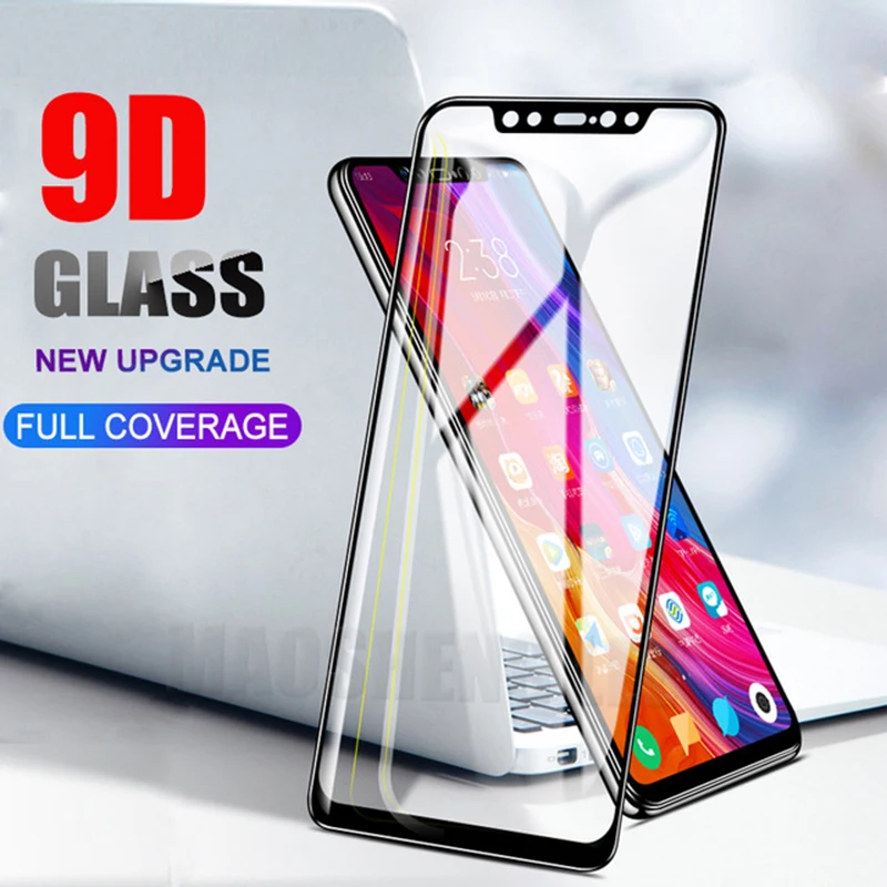 Закаленное стекло 9D с полным покрытием для Xiaomi Mi 9 8 SE Lite 6X F1 F2 Play защитная пленка
