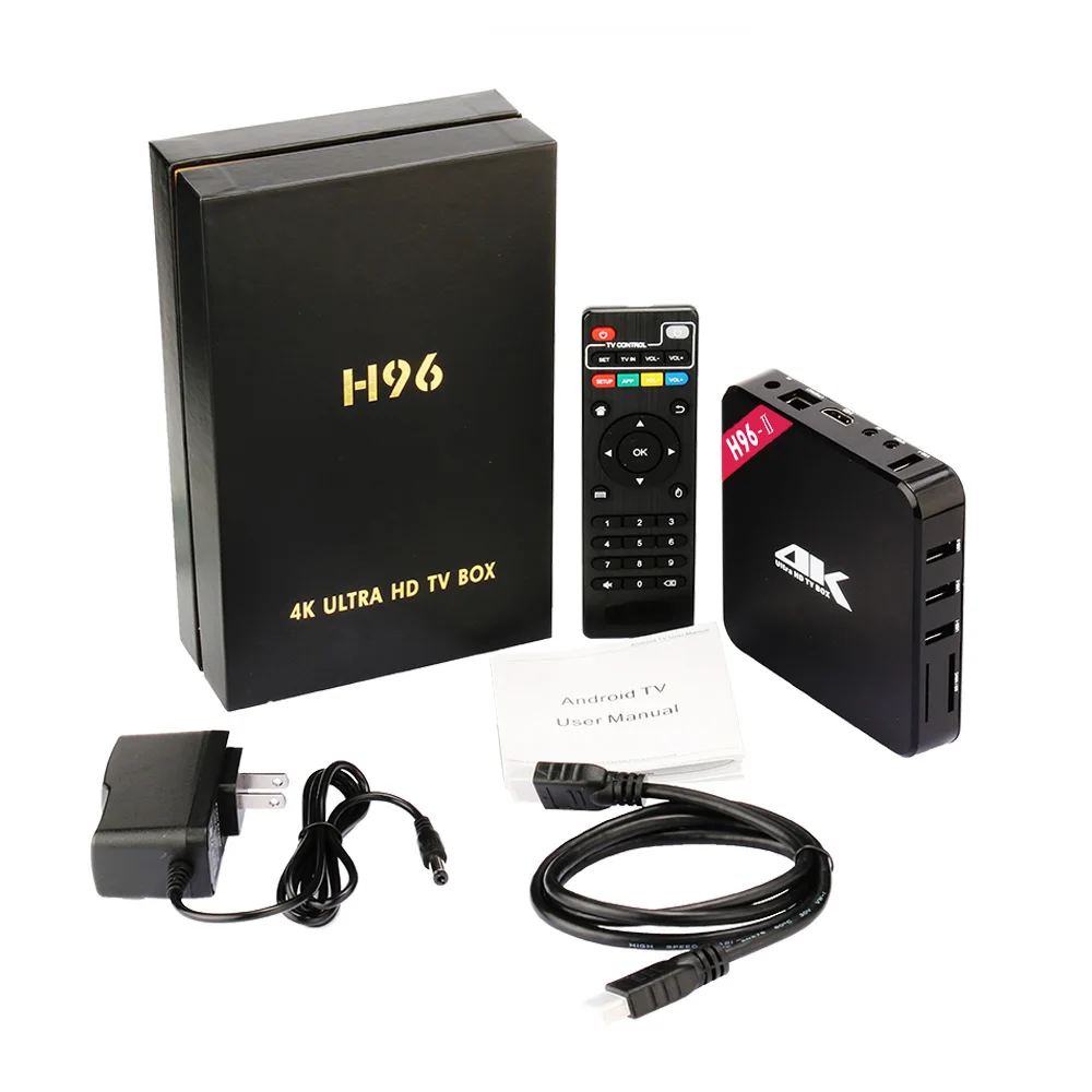 H96 2nd Gen Smart ТВ Box Amlogic S905 Octa Mali 450MP GPU 1 г/8 г 2 г/16 Android 7 4 г/5 8 ГГц Wi Fi Bluetooth Декодер каналов