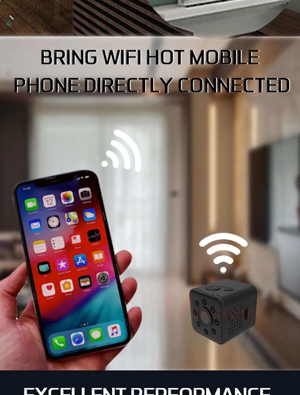 SQ23 wifi мини камера маленькая камера 1080P видео датчик ночного видения Видеокамера микро камера s DVR регистратор движения видеокамера