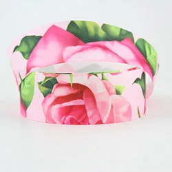 flowers ribbon 6 1-1/" с цветочным принтом grosgrain цветок лента 38 мм DIY Свадебные украшения ручной работы материалы подарок украшение ленты - Цвет: flowers ribbon 6