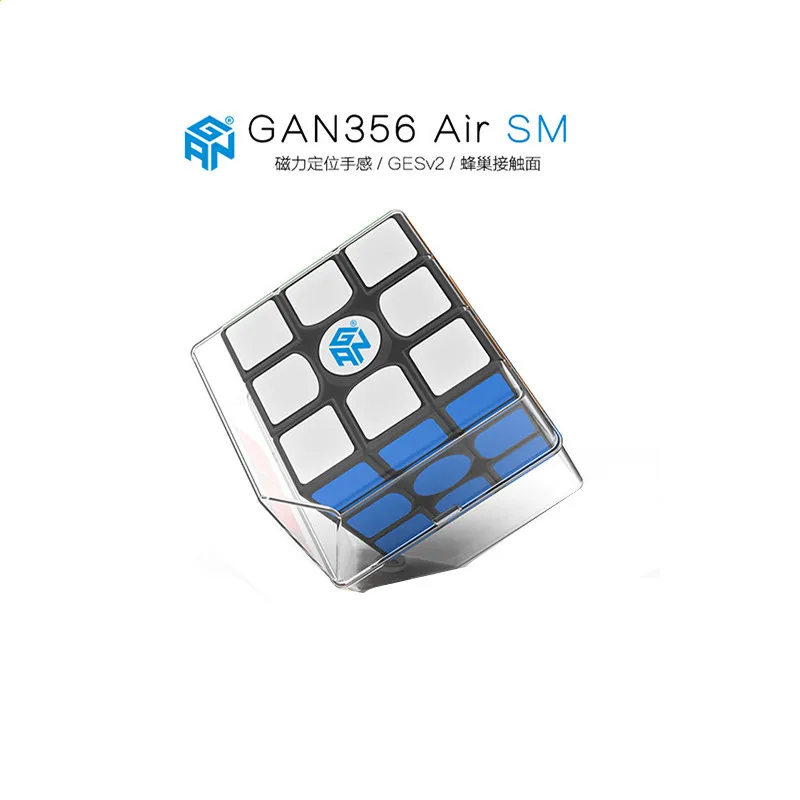 GAN356 Air SM Кубик Рубика для профессионалов 3x3x3 356Air Magenetic Скорость Cube Черный версия