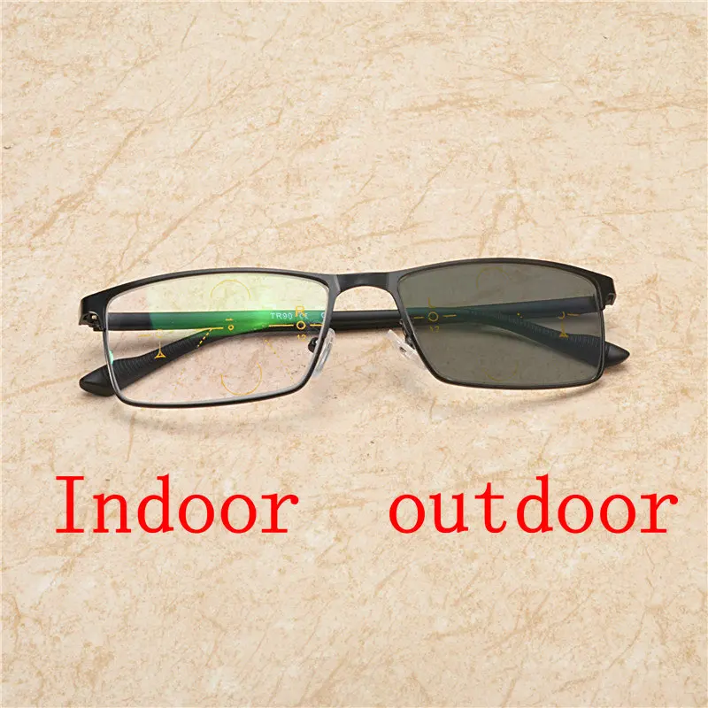 MINCL/квадратная металлическая оправа многофокальные свободные формы