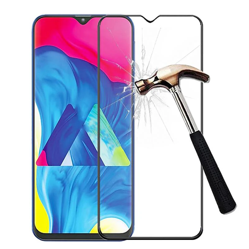 Стекло для Samsung Galaxy M20 закаленное стекло полное покрытие клейкая Защита экрана
