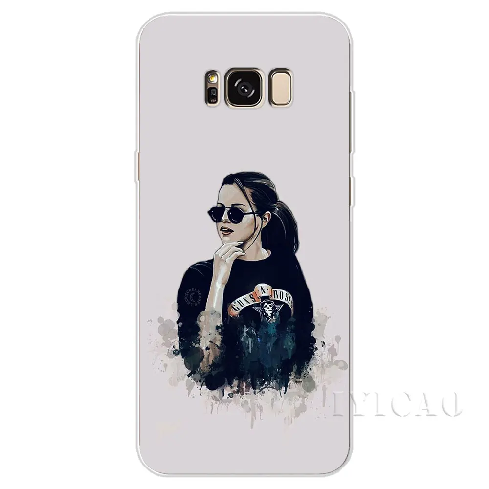 IYICAO Selena Gomez Hard Case for Samsung Galaxy S6 S7 Edge S8 S9 S10 Plus S10e Note 8 9 Cover | Мобильные телефоны и