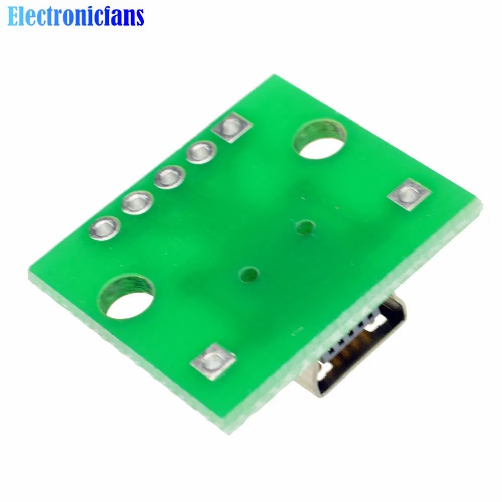 10 шт. мини USB адаптер DIP для 2 54 мм печатной платы DIY источник питания Новинка|usb