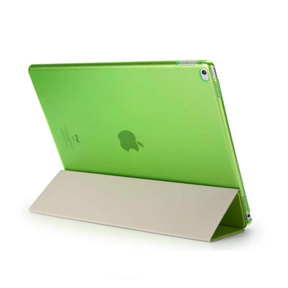 Чехол для iPad Pro 12 9 2015 2017 выпуска искусственная кожа тройная Складная жесткая