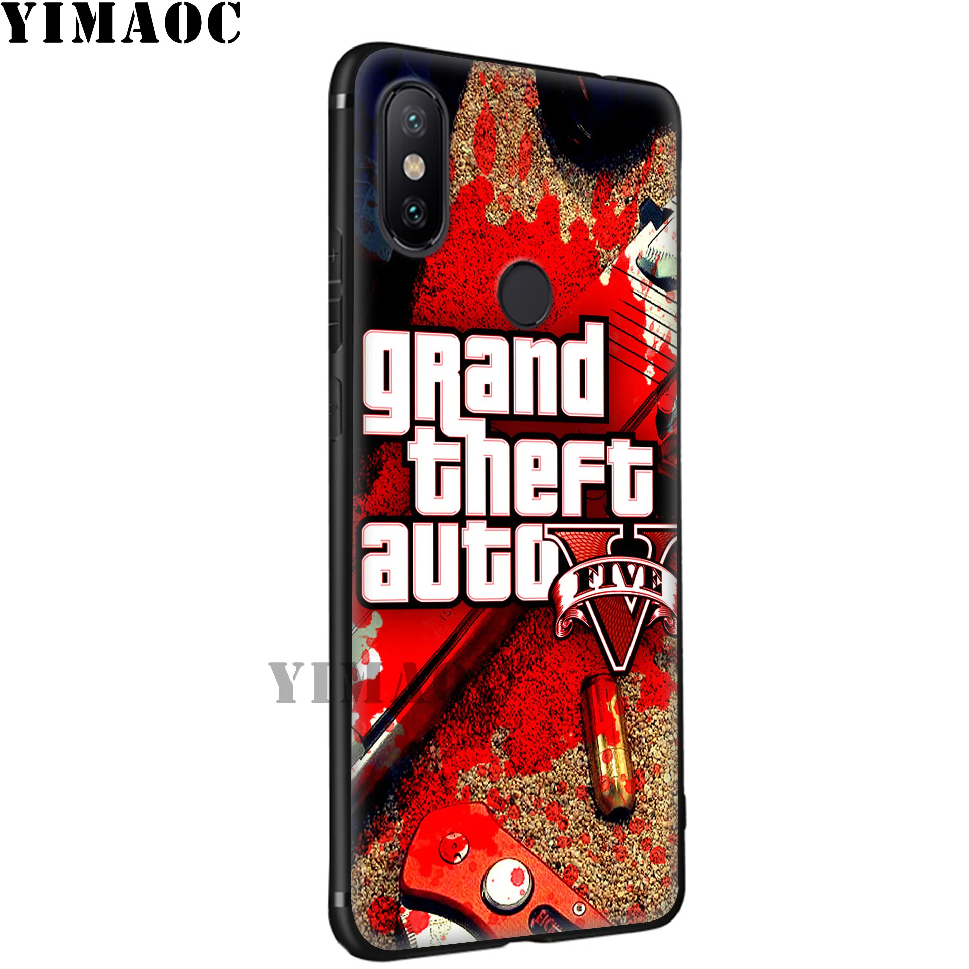 YIMAOC GTA 5 Grand Theft Auto V Soft Case for Xiaomi Mi 9T 9 8 Se 6 MAX 3 A1 A2 Lite MiA1 MiA2 CC9E CC9 6X 5X POCOPHONE F1 |