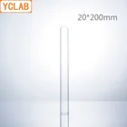 Стеклянная пробирка YCLAB 20*200 мм, боросиликатная 3.3 стеклянная, термостойкая, лабораторно-химическое оборудование