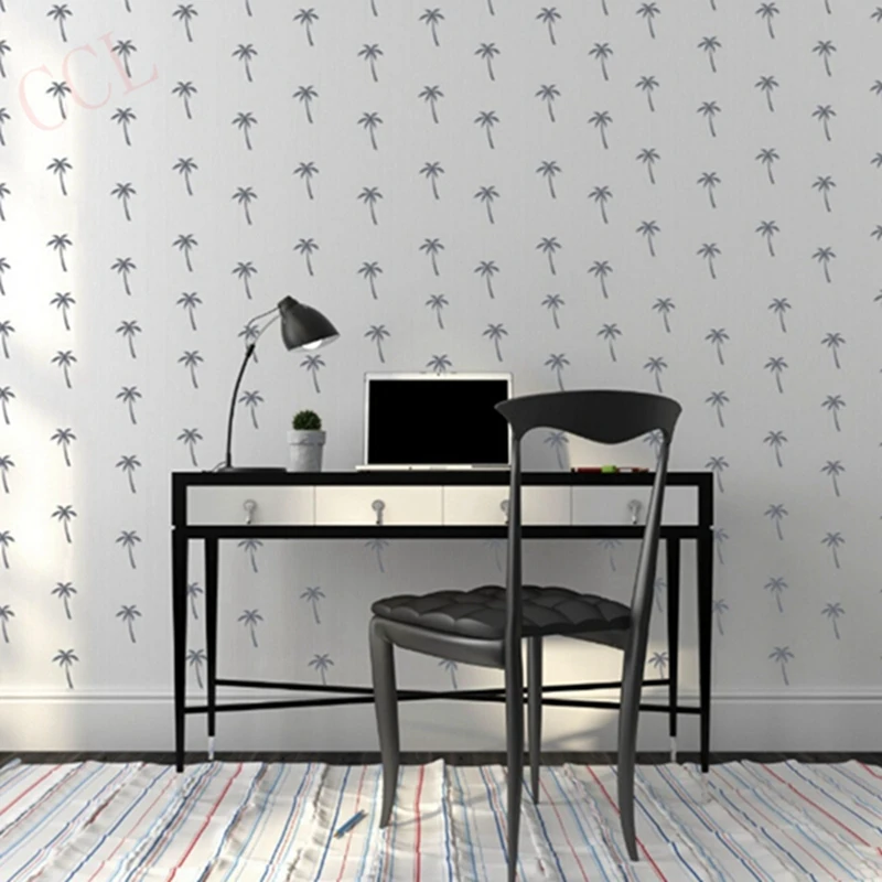 Маленькая виниловая настенная наклейка на пальмовое дерево декор для детской