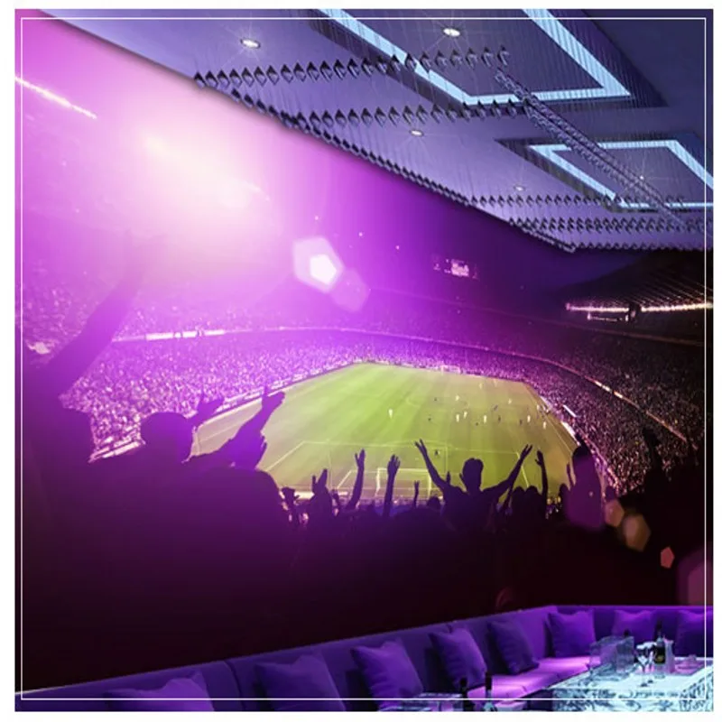 Пользовательские фото обои на заказ Баскетбол Футбол тема КТВ Бар гостиная