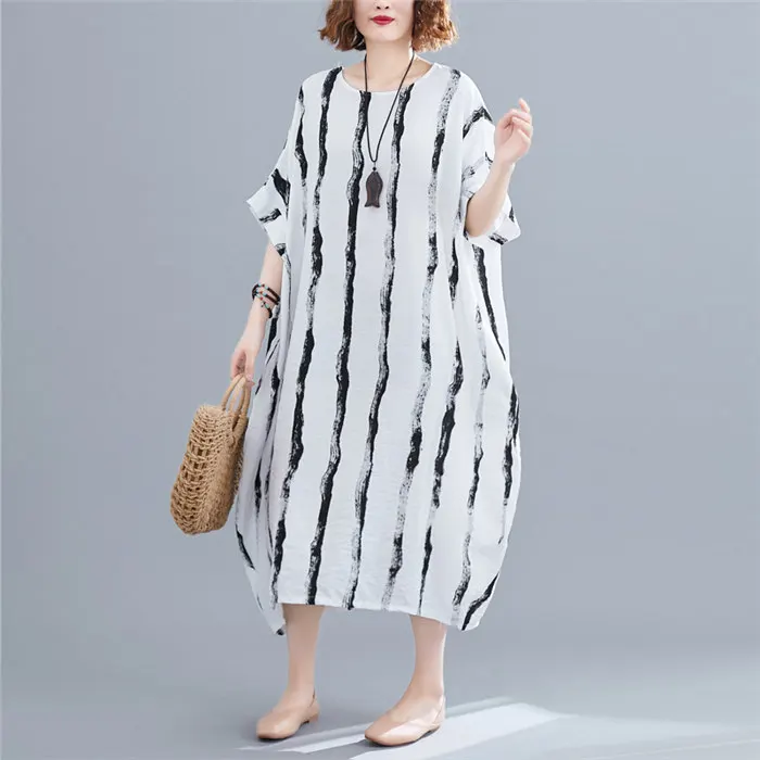 Белый ARCSINX/Белое Женское платье больших размеров 5XL 6XL 7XL 8XL 9XL 10XL, повседневные летние платья и сарафаны больших размеров - Цвет: Белый