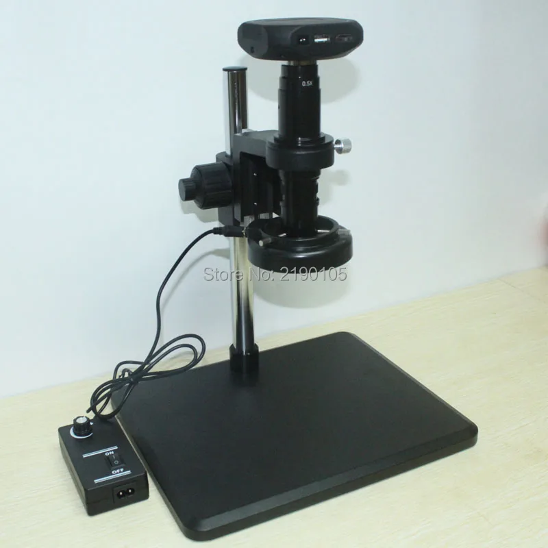 

HDMI 1080P 60 Frame Microscope Multifunction Camera + 200X Lens + Adjustable LED Light + Mobile Phone Repair Stand holder
