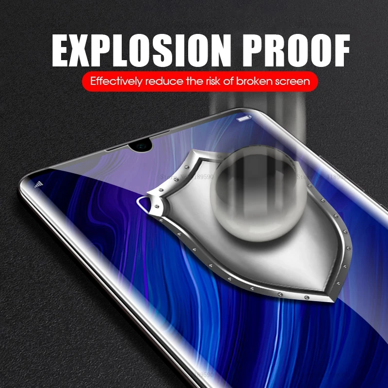 Полноэкранная защитная пленка 9D для Huawei P30 Pro P20 Lite Mate 20 мягкая Гидрогелевая Honor 8X 10