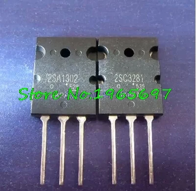 4 шт./лот, наборами по 2 пары(2 шт. 2SA1302+ 2 шт. 2SC3281) TO-3P A1302 C3281 TO3P