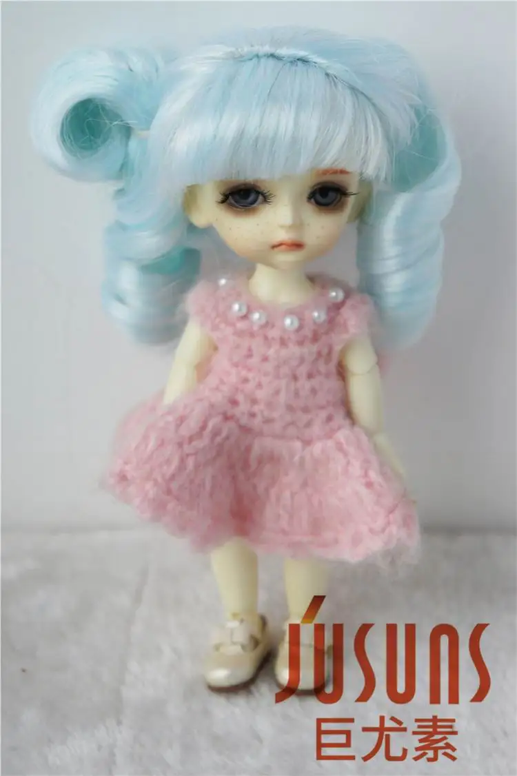 JD069 1/8 1/6 1/4 1/3 прекрасный курчавый BJD Kanekalon волоконный парик для куклы YOSD MSD SD модные