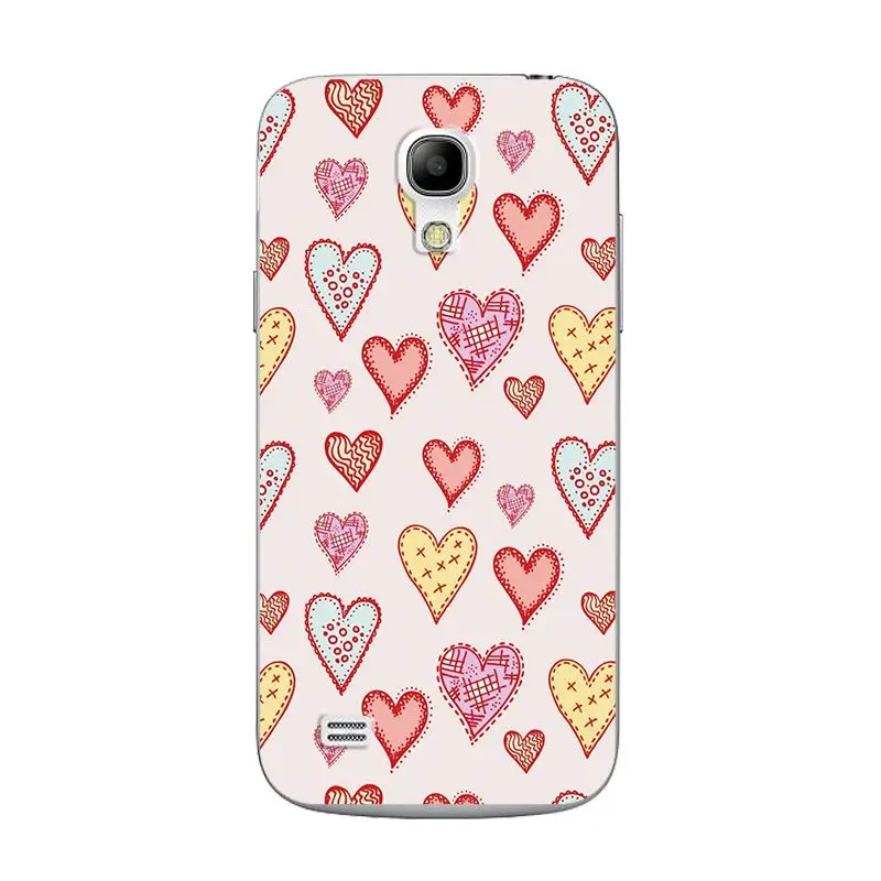 W13 Мягкий чехол из ТПУ с узором в виде сердца для samsung Galaxy S4 Mini, силиконовый чехол для samsung Galaxy S4 Mini S 4 Mini 4,3 '', задняя крышка - Цвет: W13