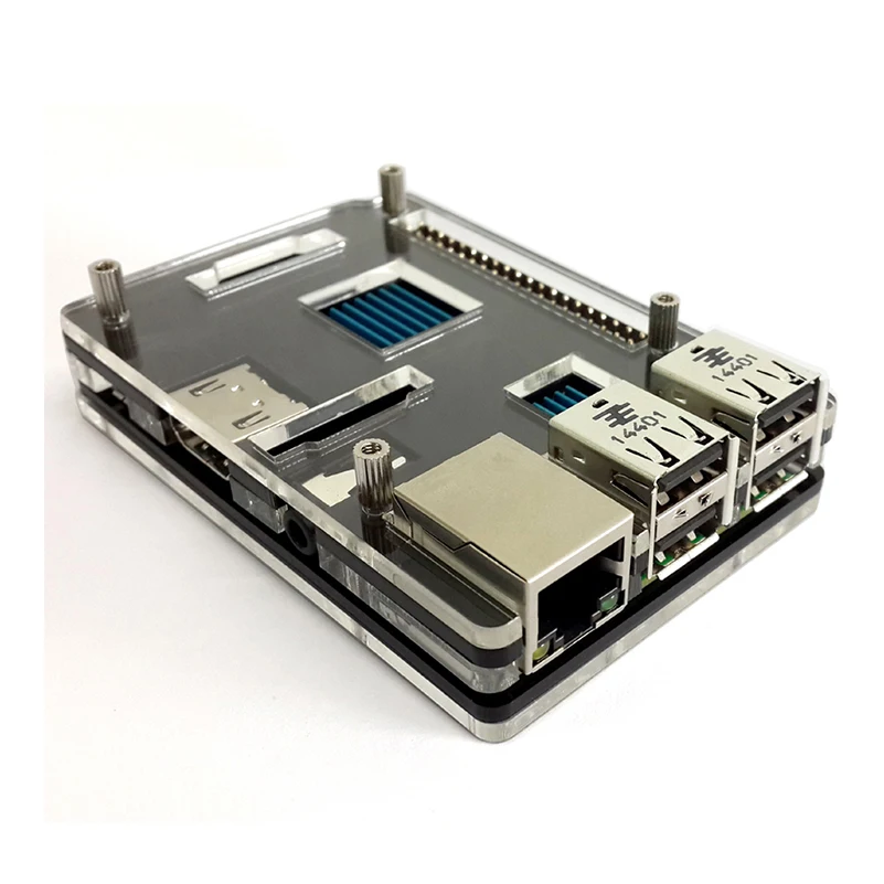 Прозрачный акриловый чехол для raspberry pi 3 model b защитный корпус|Корпуса и детали| |