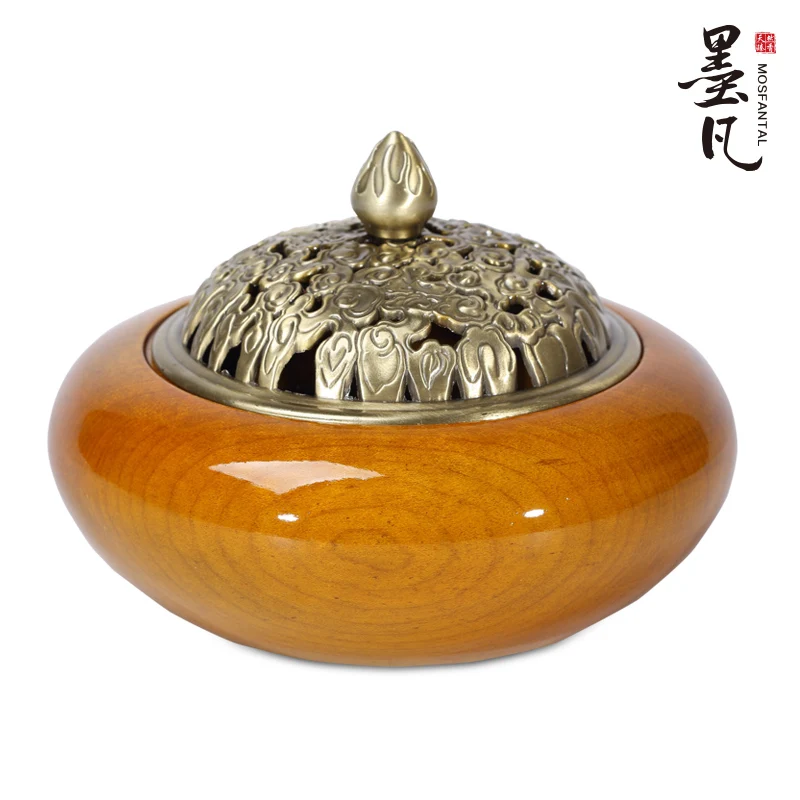 

Phoebe Cedar incense coil incense burner gold gift box mahogany sandalwood incense heavy furnace oil burner fragrance