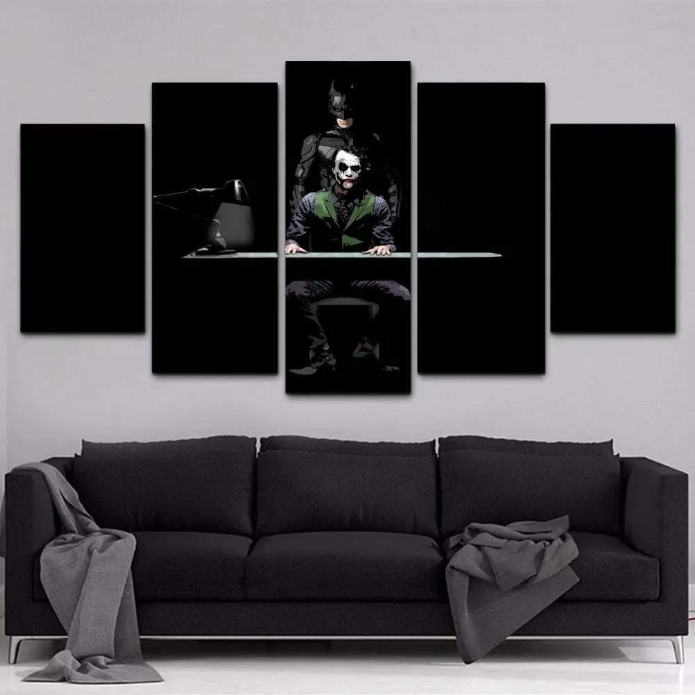 HD Печать Джокер Бэтмен Аннотация плакат Decor номер 5 шт. Картины стены Книги по