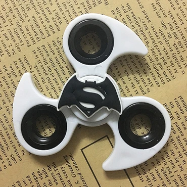 White Batman Спиннеры палец ABS EDC руки Spinner Для детей аутизм СДВГ виды стилей беспокойство стресса фокусировки вручную spinner - Цвет: White Batman