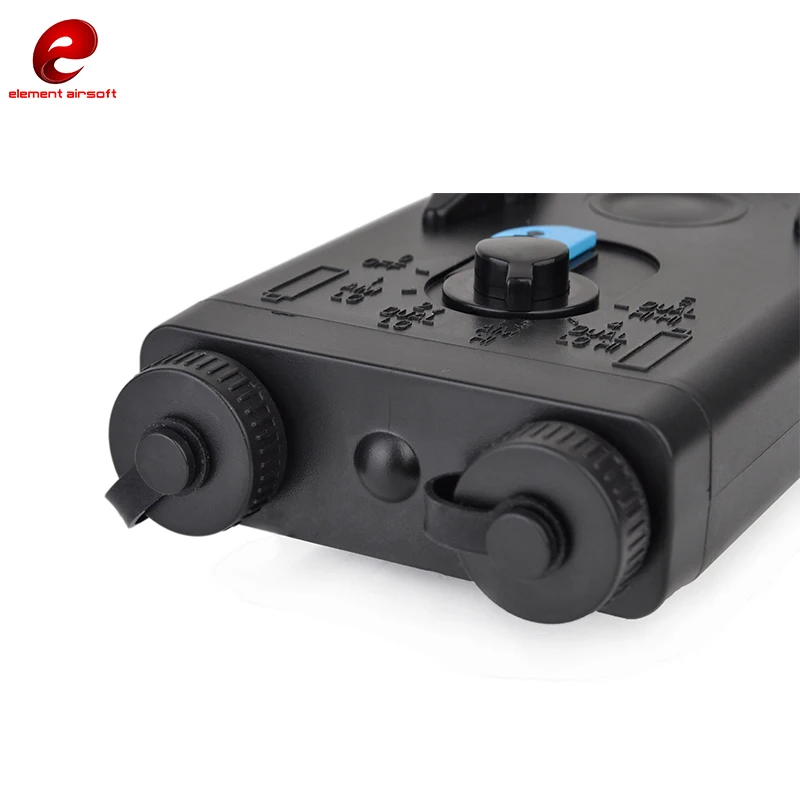 Страйкбольная тактическая коробка с аккумулятором AN PEQ 2 Red laser Ver для рельсов 20 мм