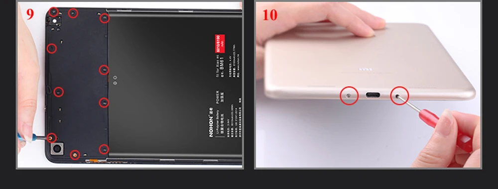 Nohon Аккумулятор для Xiaomi Pad 2 mi Pad2 BM61 6190 mAh емкость литий-полимерные батареи для планшета+ инструменты для Xiaomi mi Pad 2 BM61 батарея