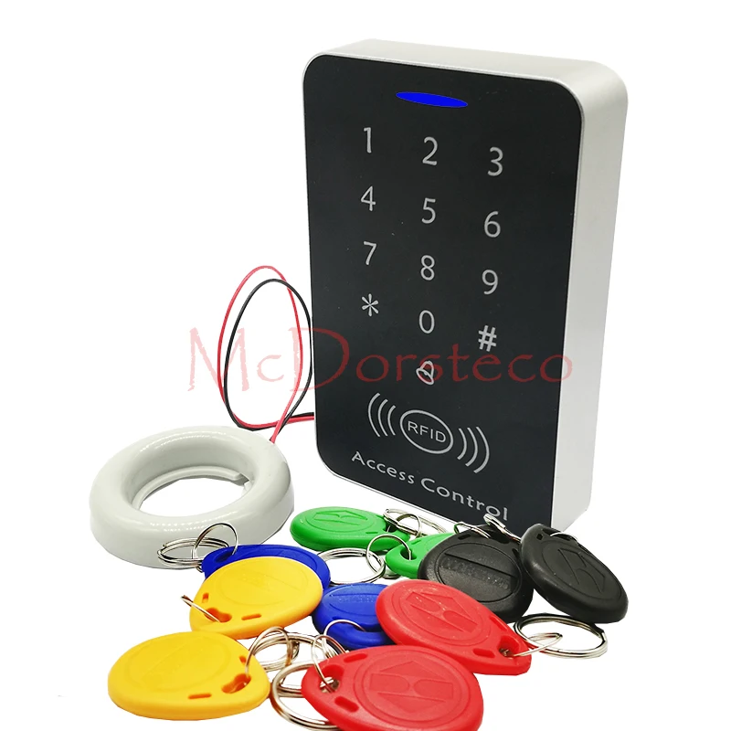 125khz RFID Proximity Card Access Control System Keypad Controller In&amp Out Door Opener Master with Antenna | Безопасность и