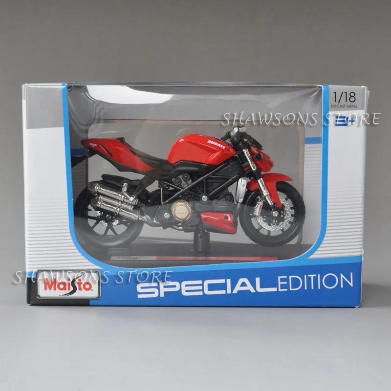 Литые игрушечные модели Maisto 1:18 Ducati Streetfighter спортивный велосипед миниатюрная