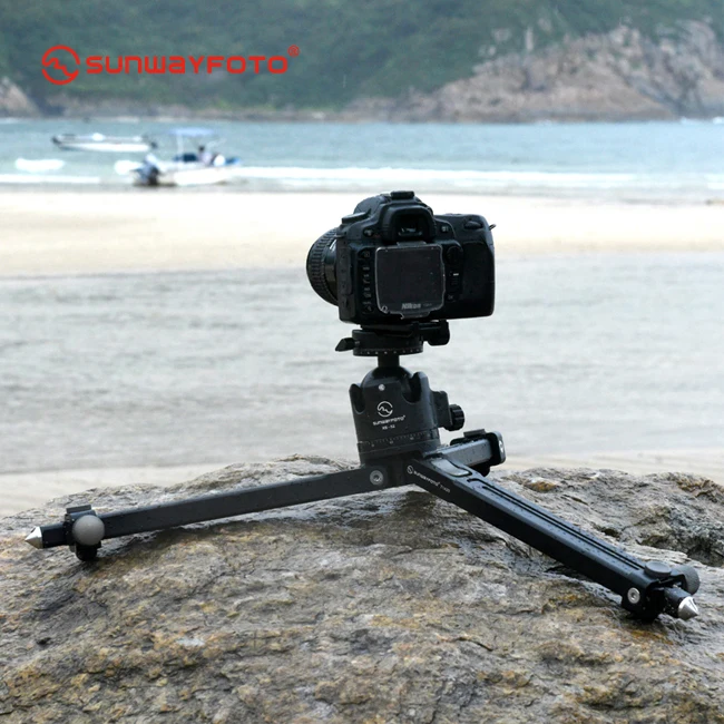 SUNWAYFOTO T1A20 Трипод алюминиевый Профессиональный Трипод для камеры dslr низкоуровневый Трипод наземный совместимый с RRS