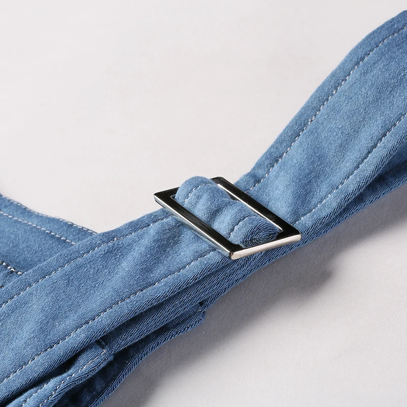 Женские Комбинезон джинсовая одежда 2017 Демисезонный Повседневное свободные