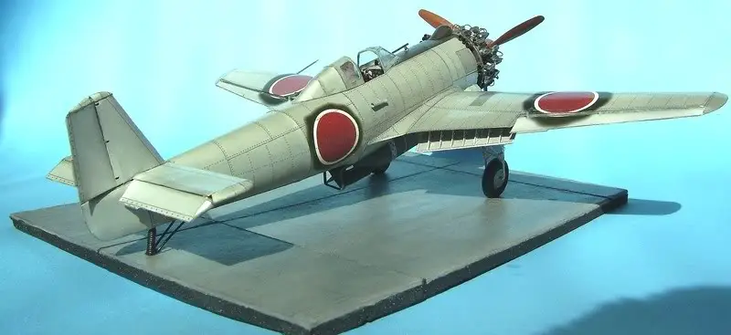 1:33 DIY Бумажная модель японский камикадзе самолет Nakajima Ki-115 ''Tsurugi'' WW II мальчик подарок бумага ремесло 3D головоломка