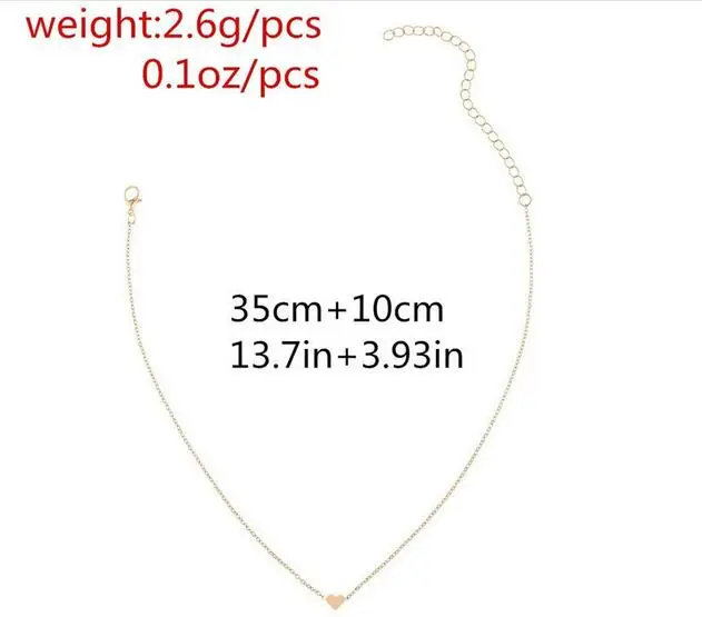 Новинка, позолоченное, серебряное ожерелье с маленьким сердцем, s Bijoux для женщин, воротники, модное ювелирное изделие, ожерелье с кулоном в виде ключицы