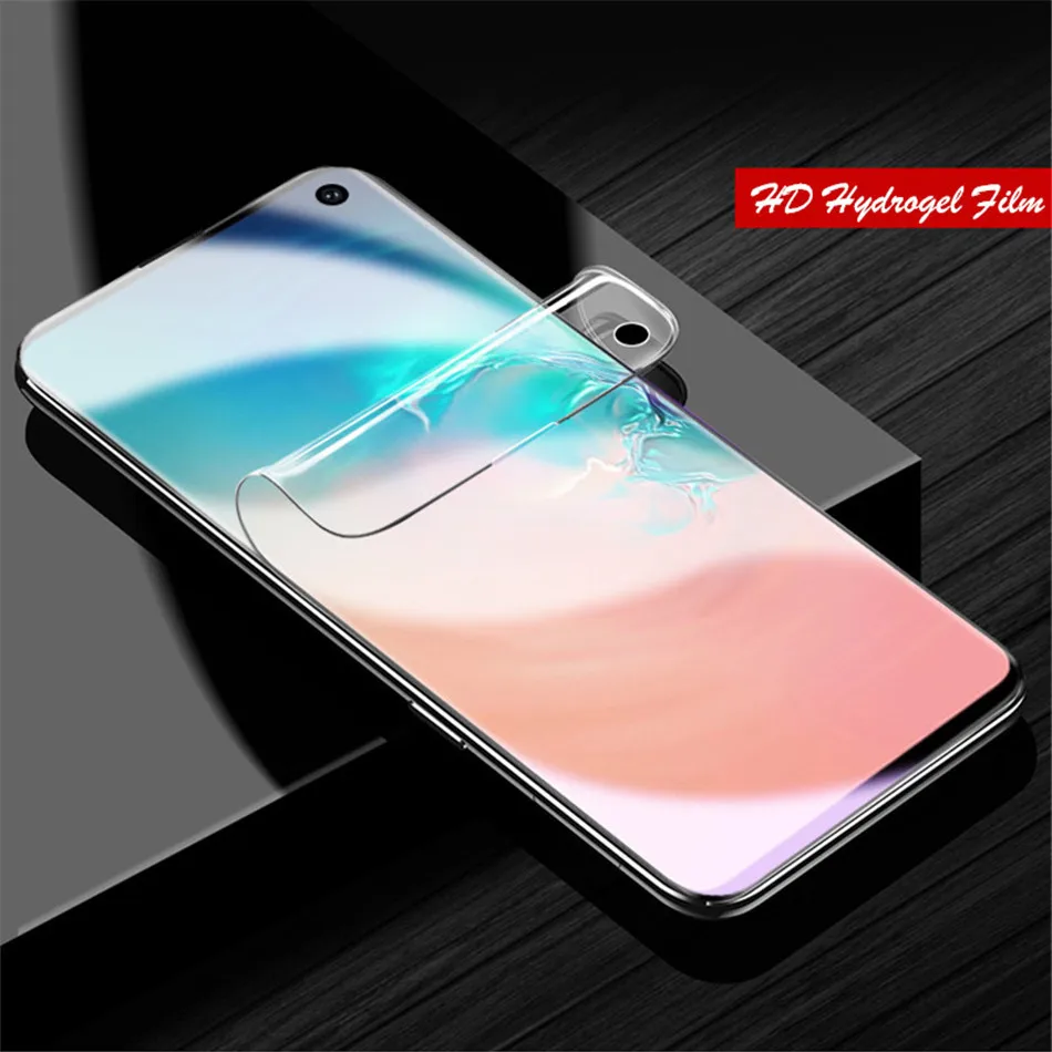 Высокое качество HD полное покрытие мягкая Гидрогелевая пленка для samsung Galaxy S10 lite S8 S9 Plus S7 edge Note 8 9 Защита экрана не стекло
