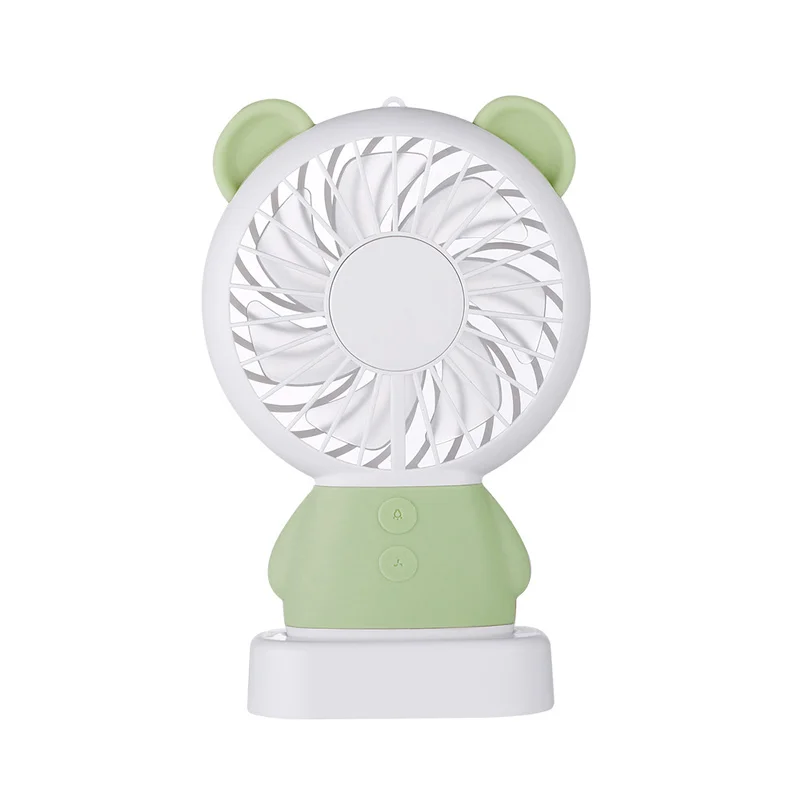 

2019 USB Mini USB night light lamp with conditioner rechargeabl fan protable desk Fan for laptop desktop Computer home office