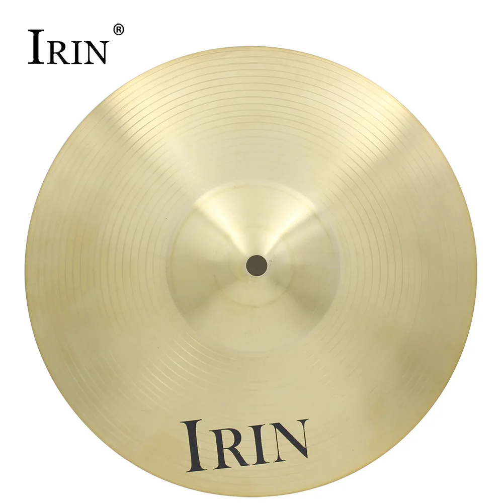 

IRIN 14" Brass Alloy Crash Ride Hi-Hat Cymbal for Drum Set 14 inch Musical Instrument Parts Accessories Educational for Students