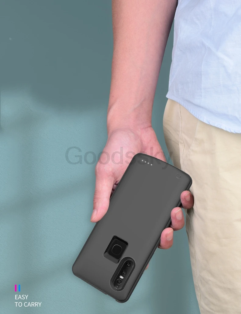 Тонкий противоударный чехол для зарядного устройства для huawei Honor 20i 10i power Bank, чехол для huawei P Smart Plus, чехол для зарядки