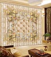 curtain decoration 3d brief tree curtains for bedroom living room polyester room curtain flower curtains