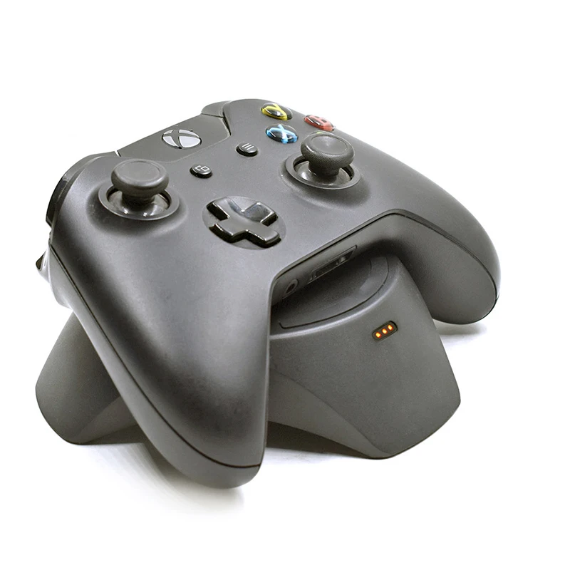 Черный Wireless Controller Charging Stand Gamepad Battery Pack Set Charging Dock for Xbox One Slim - Цвет: Черный