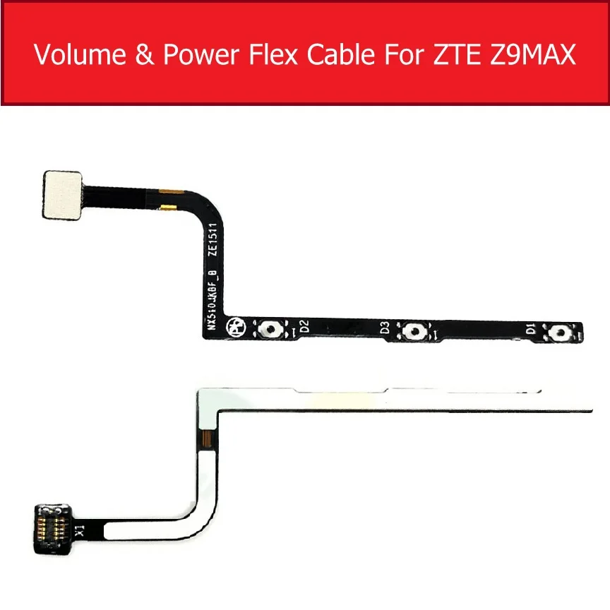 Гибкая лента питания и громкости для ZTE Nubia Z9Max NX510J/Z9 Max NX512J кнопка включения