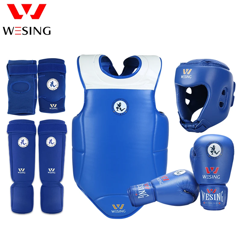 Wesing Muay Thai комплект из 5 предметов Защитное снаряжение тренировочная защита для