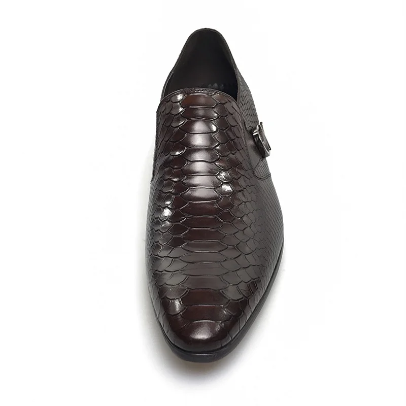 GRIMENTIN итальянские Модные мужские классические туфли из натуральной кожи черные