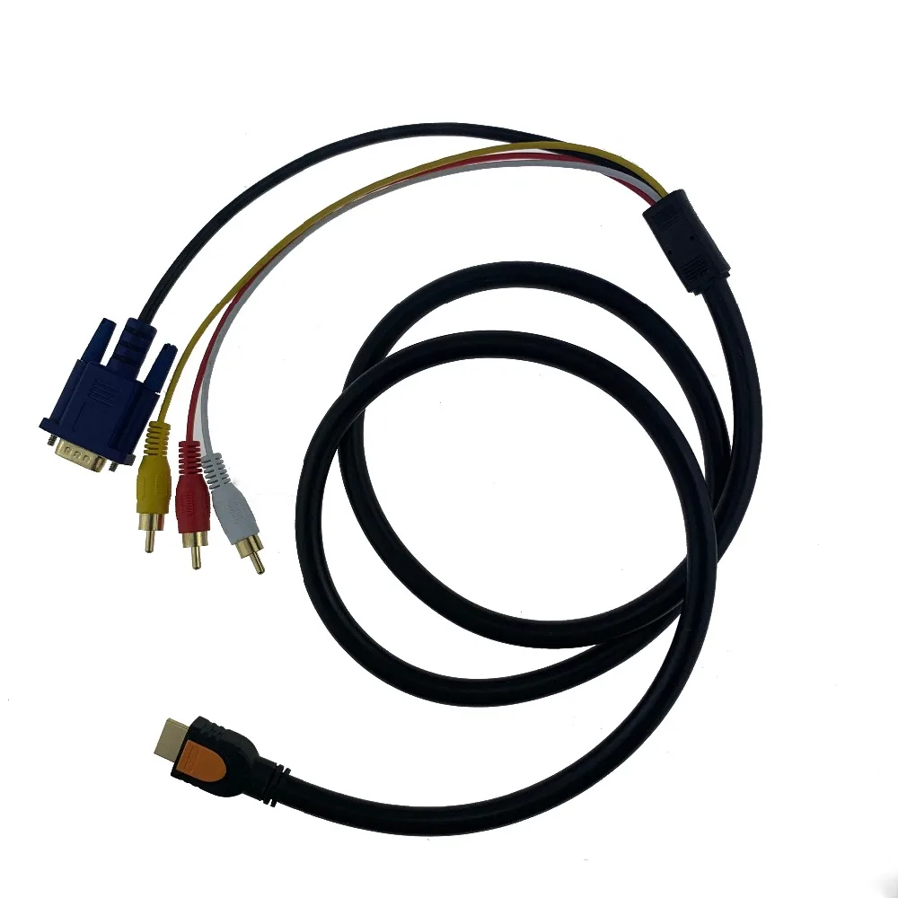 Кабель HDMI/AV VGA 1 5 м черный | Электроника
