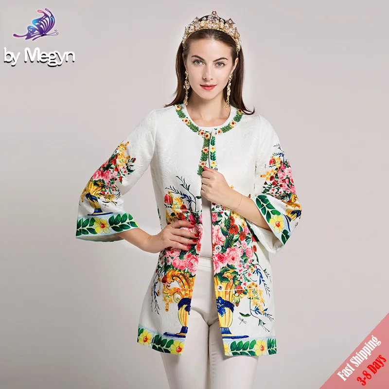 Новинка 2017 Осеннее подиумное модное дизайнерское Женское пальто высокое