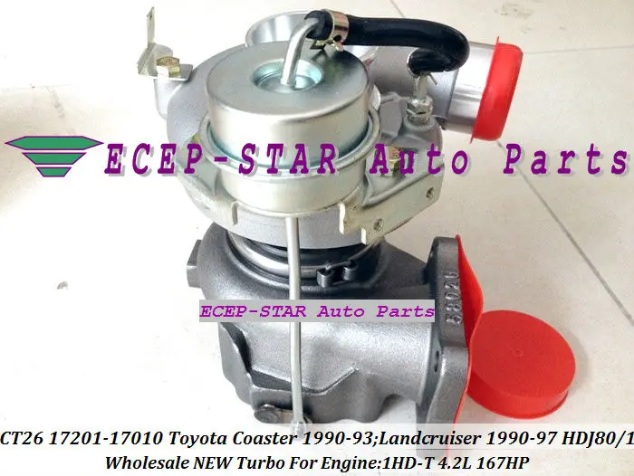 CT26 17201 17010 Турбокомпрессор Для TOYOTA Landcruiser HDJ80 HDJ81 1990 97 COASTER 93 1HD T FT 4.2L|turbocharger ford|turbocharger