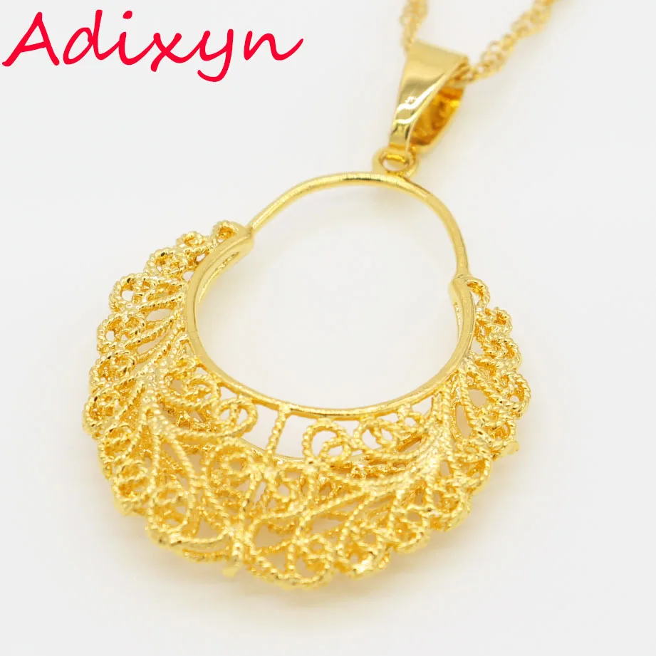 Новинка 2017 ожерелье с подвеской из эфиопского золота для женщин и мужчин