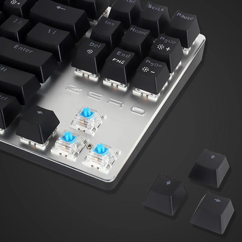 Me Too оригинальная игровая механическая клавиатура 87 клавишная Проводная